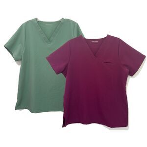 Mandala Scrub Top Lot Large